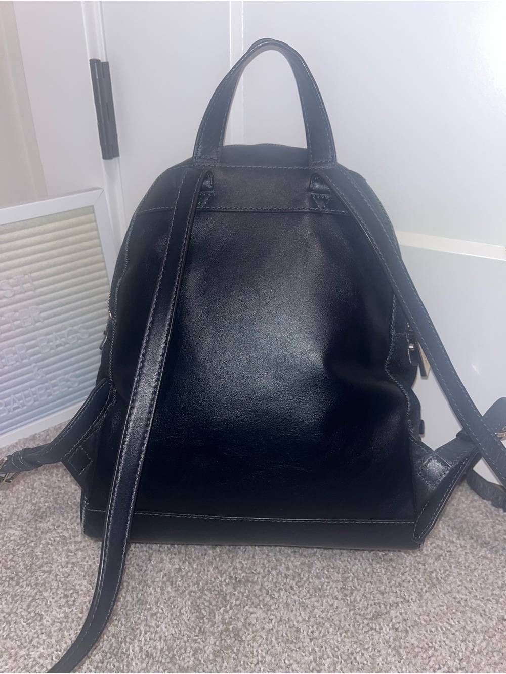 Michael Kors Rhea Denim Backpack - Picture 11 of 11